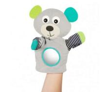 Pliušinis meškiukas-marionetinis BEAR Canpol 68 / 076grey