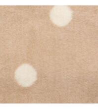 antklodė / antklodė medvilnė 100x150 cm ECRU / BEIGE SPOTS KB-025 Womar