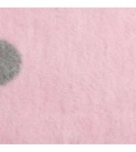 antklodė / antklodė medvilnė 75x100 cm PINK / GREY SPOTS KB-023 Womar