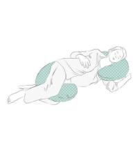 Pagalvės pasaga PHYSIO DUO „Deimantai ir apskritimai“, CEBA BABY (705)
