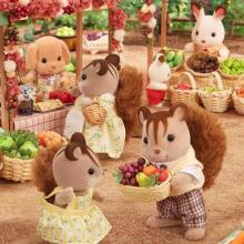Sylvanian Families Riešutinių voverių šeima Art.4172