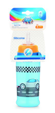 CANPOL BABIES non-spill sport cup Racing Cars, dark blue, 56/516_blud