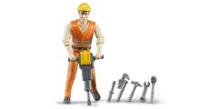 BRUDER Builder su priedais (12 vnt.), 60020