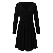 La Bebe™ Nursing Cotton Dress Donna Art.127325 Coral Red Невероятно комфортное платье/халатик для будущих и кормящих