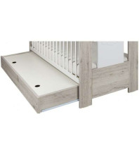 Drewex Bear Premium Art.127413 White  детская кроватка с ящиком 120х60см