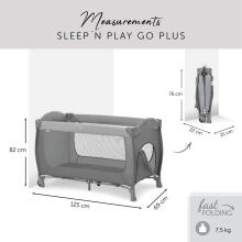 HAUCK lopšio miegamoji „Sleep N Play Go Plus Grey“