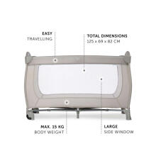 HAUCK lovelių arena „Sleep N Play Go Plus Beige“