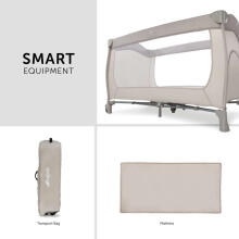 HAUCK lovelių arena „Sleep N Play Go Plus Beige“