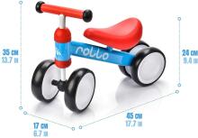 „Meteor® Balance Bike Rollo Art.22636 Pink“ motoroleris vaikams su metaliniu rėmu