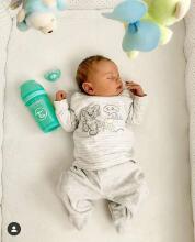 „Twistshake Anti Colic Art“ 788250 „Blue Anti-colic“ buteliukas 180 ml