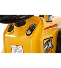 Traktors ar akumulatoru un pulti, regulējamo kausu ZP-1005 yellow