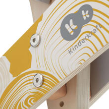 KinderKraft'21 Runner Natural Yellow Art.KRRUNN00YEL0000  Vaikiškas motoroleris su mediniu rėmu