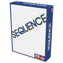 TE HOME PLAY Sequence Classic Art.128649 board game SEQUENCE- Original SEQUENCE Game with Folding Board, Cards and Chips, White, 10.3" x 8.1" x 2.31"