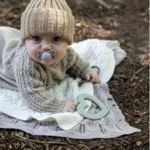 Bibs Baby Bitie Hearts Art.129622 Mustard