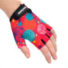Meteor Gloves Junior Pink Abstract Art.129655