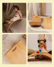 Brendompl Small Plywood Balance Board Small Art.NF03004