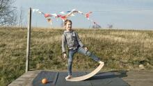 Brendompl Small Plywood Balance Board Small Art.NF03004