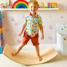 Brendompl Small Plywood Balance Board Small Art.NF03004