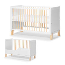 Kinder Kraft Nico  Art.KFNICO0MWHT0000 White vaikų lova 120x60сm