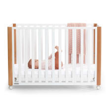 Kinder Kraft Koya Art.KFKOYA00WHT0000 White  vaikų lova 120x60сm
