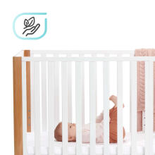 Kinder Kraft Koya Art.KFKOYA00WHT0000 White  vaikų lova 120x60сm