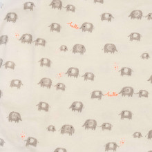 Summer Infant Art.56746 SwaddleMe Grey Elephant  Хлопковая пелёнка для комфортного сна, пеленания 3,2 кг до 6,4 кг.