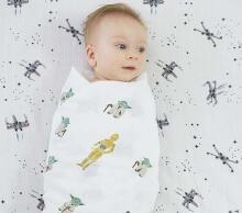 Lorelli Swaddle Muslin  Art.10340091904 Blue Stars