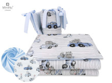 MIMINU Old Road Blue gultas veļas komplekts 2 daļas Blue, 135x100cm, 40x60cm