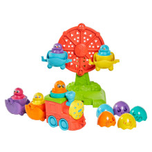 TOMY izglītojošā rotaļlieta 2in1 Eggventure Train, E73099