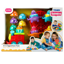 TOMY izglītojošā rotaļlieta 2in1 Eggventure Train, E73099