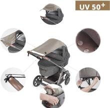 Visor Universal  Art.131464 Red Universal stroller visor + GIFT mini bag