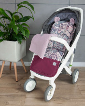 Baby Love Premium Baby Set  Art.131740 Retro Комплект:мягкий вкладыш  для коляски/подушка/ одеяло (плед)