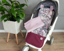 Baby Love Premium Baby Set  Art.131740 Retro Комплект:мягкий вкладыш  для коляски/подушка/ одеяло (плед)