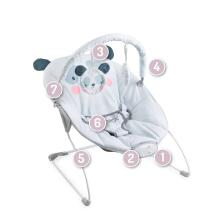 Momi Bouncer Glossy Panda Art.BULE00003