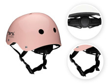 Momi Mimi Helmet Art.ROBI00017 Pink Sertificēta, regulējama ķivere bērniem  (47-58 cm)