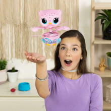 OWLEEZ interaktīvā rotaļlieta Pūce, rozā, 6053359