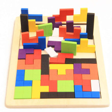 TLC Baby Puzzle Art.5787  Деревянный пазл-конструктор,40 шт