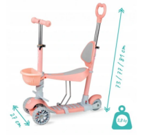 Qkids ILI Scooter Art.HUBA00017 Purple