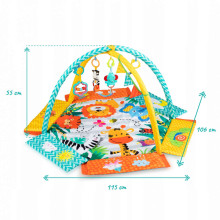 Qkids Playmat Multi Art..MAED00003  Развивающий коврик  с игрушками