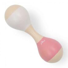 Jollein Maracas Art.119-001-66021 Pink  Muzikinės medinės žaislinės marakos