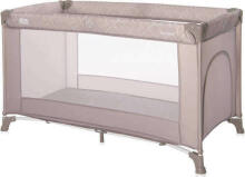 Lorelli Torino Art. 10080452122 Baby COT TORINO ROSE Pilka miela mėnulio lovelė - kelioninė lovelė