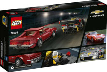 76903 LEGO® Speed Champions Chevrolet Corvette C8.R Race Car un 1968 Chevrolet Corvette