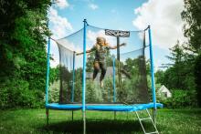 Spokey Trampoline Jumper II Art.927884 Sulankstomas batutas su apsauginiu tinklu, 3,05m