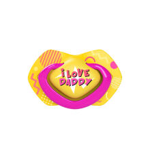 CANPOL BABIES silikona māneklītis, simetrisks NEON LOVE, 18m+, 2 gab, 22/654_pin