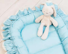 La Bebe™ Babynest Art.133389 Mint geltonos spalvos citrinos lizdas - kokonelis naujagimiams