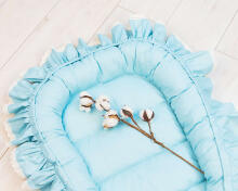 La Bebe™ Babynest Art.133389 Mint geltonos spalvos citrinos lizdas - kokonelis naujagimiams