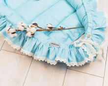 La Bebe™ Babynest Art.133389 Mint geltonos spalvos citrinos lizdas - kokonelis naujagimiams