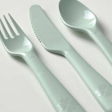 Made in Sweden Art.133711 Kids ergonomic spoon BPA free [colors in assortment] Stalo įrankių rinkinys (1 vnt.) 16cm