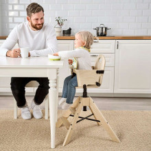 Made in Sweden Graval Art.893.366.74 Bērnu koka barošanas krēsls ar paplāti