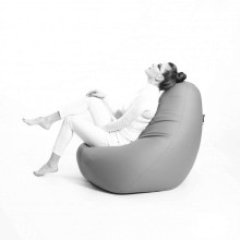 Qubo™ Comfort 120 Graphite POP FIT пуф (кресло-мешок)